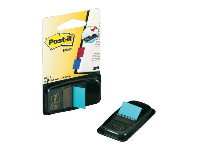 Indextabs Post-it 680 25.4x43.2mm felblauw
