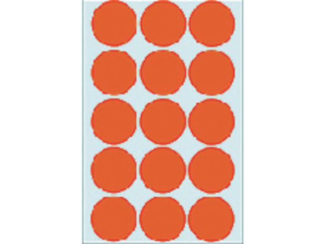 Etiket HERMA 2272 rond 32mm rood 480st