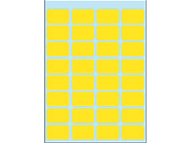 Etiket HERMA 3641 12x19mm geel 160st