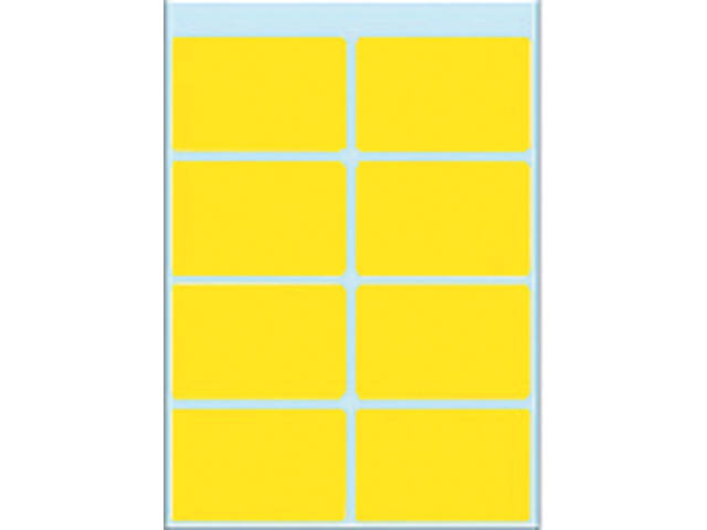 Etiket HERMA 3691 26x40mm geel 40st
