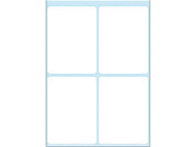 Etiket HERMA 3755 40x55mm wit 28st