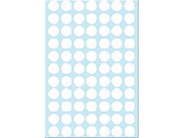 Etiket HERMA 2230 rond 13mm wit 2464st