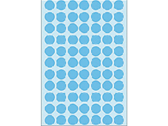 Etiket HERMA 2233 rond 13mm blauw 2464st