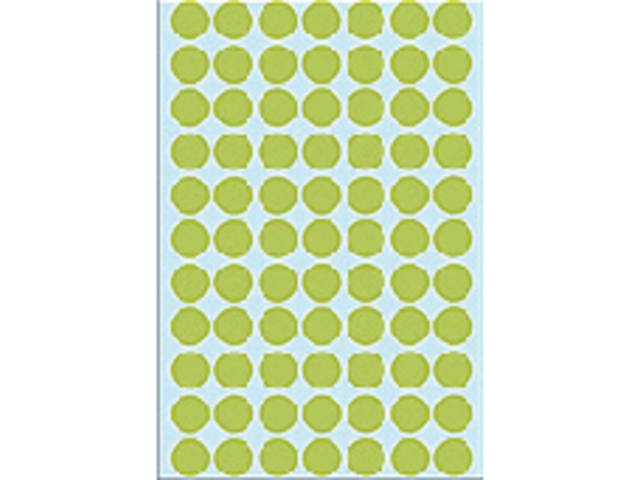 Etiket HERMA 2235 rond 13mm groen 2464st
