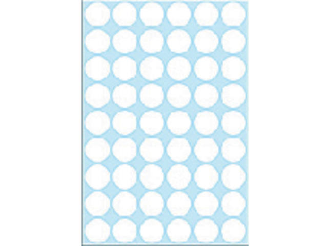 Etiket HERMA 2240 rond 16mm wit 1728st