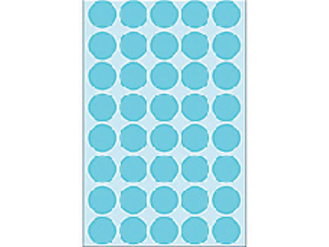 Etiket HERMA 2253 rond 19mm blauw 1280st