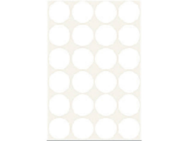 Etiket HERMA 2260 rond 25mm wit 768st