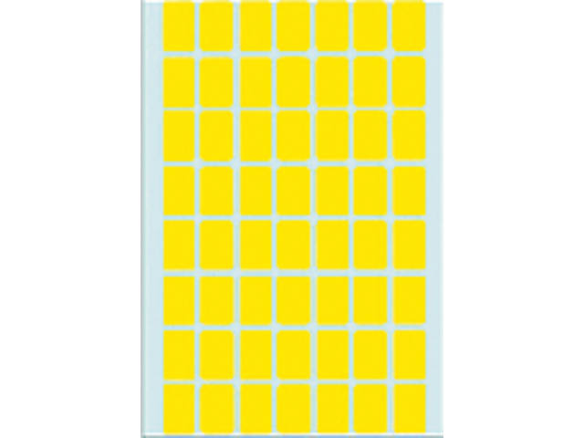 Etiket HERMA 2341 12x18mm geel 1792st