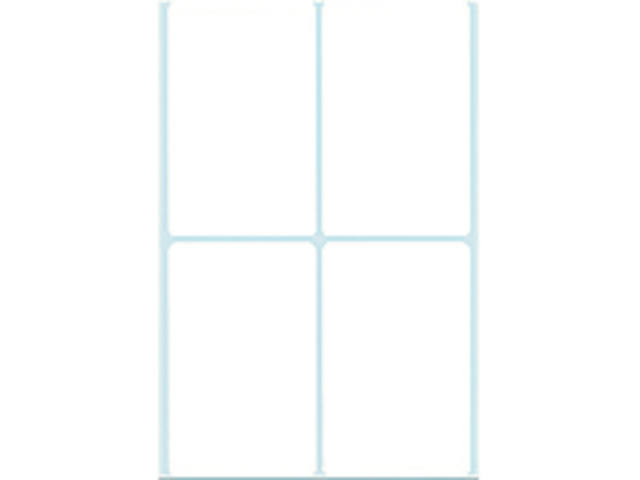 Etiket HERMA 2490 52x82mm wit 128st