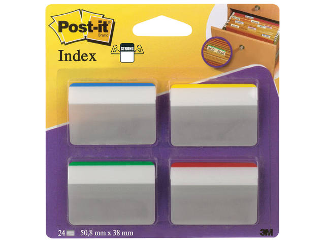 Indextabs Post-it 686A1 38x50.8mm strong geb ass