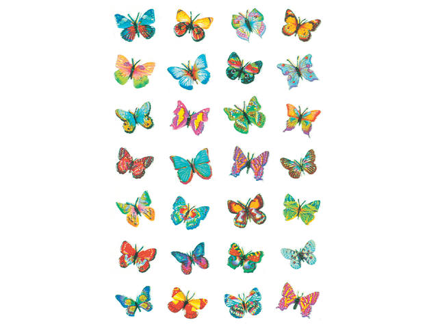 Etiket HERMA 6819 vlinder glitter folie