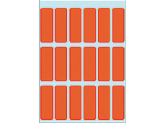 Etiket HERMA 3652 12x34mm rood 90st