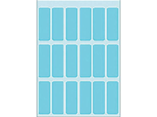 Etiket HERMA 3653 12x34mm blauw 90st