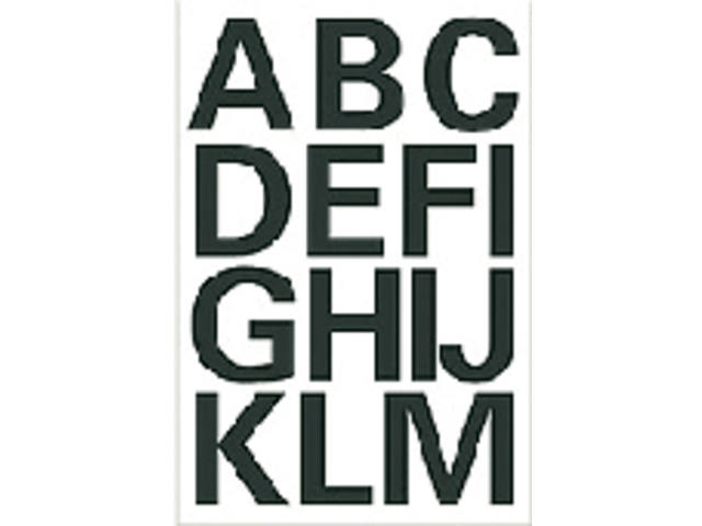 Etiket HERMA 4167 25mm letters A-Z zwart