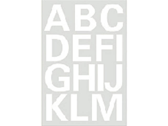 Etiket HERMA 4169 25mm letters A-Z wit