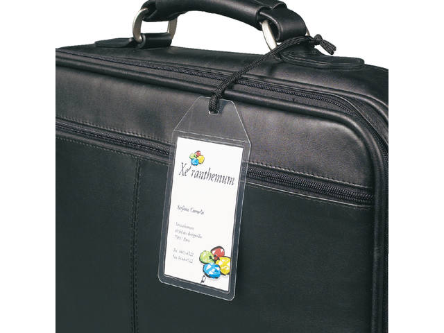 Label bagage Djois 3L 11120 72x123mm nylon tr 10st