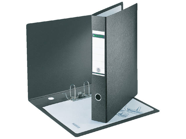 Ordner Leitz 1072 180  77mm karton A3 recht zwart