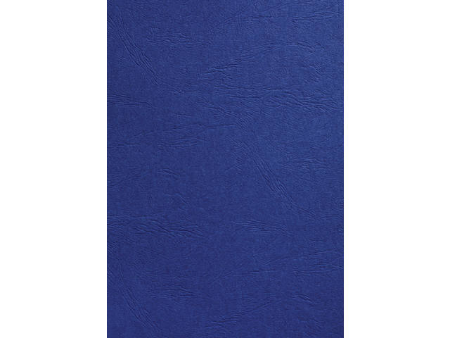 Voorblad GBC A4 karton lederlook 250gr koningsbl
