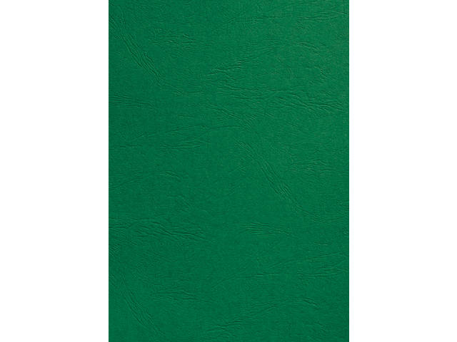 Voorblad GBC A4 karton lederlook 250gr groen