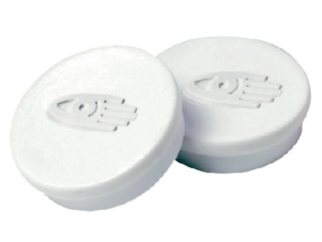 Magneet Legamaster 30mm 850gr wit 10 stuks