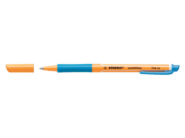 Rollerpen STABILO PointVisco 1099/51 F azuurblauw