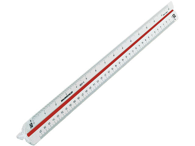 Schaalstok Rumold 150/30 1 1:20/25/50/75/100/125