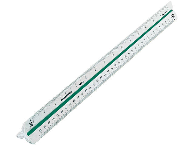 Schaalstok Rumold 150/30 DIN 1:2.5/5/10/20/50/100