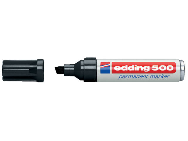 Viltstift edding 500 schuin 2-7mm zwart