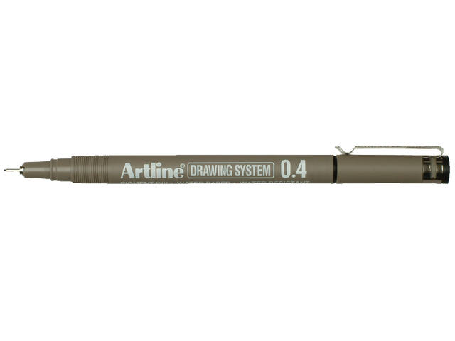 Fineliner Artline technisch 0.4mm zwart