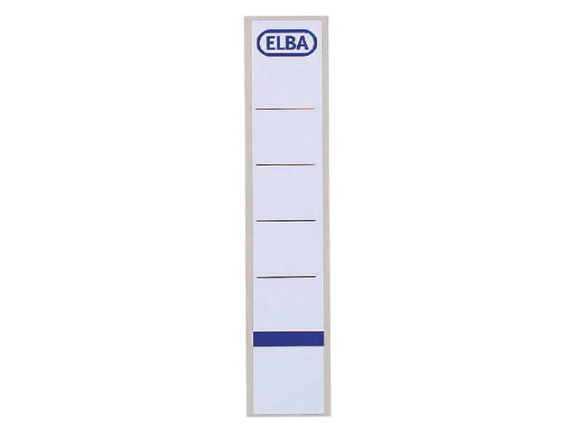 Rugetiket Elba 34x190mm zk wt bl 10st