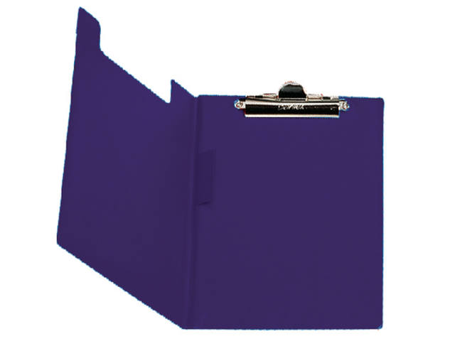 Klembordmap Bantex met klem + penlus donkerblauw