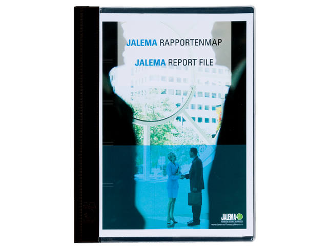 Rapportenmap Djois snelhechter en dekplaatje A4 zw