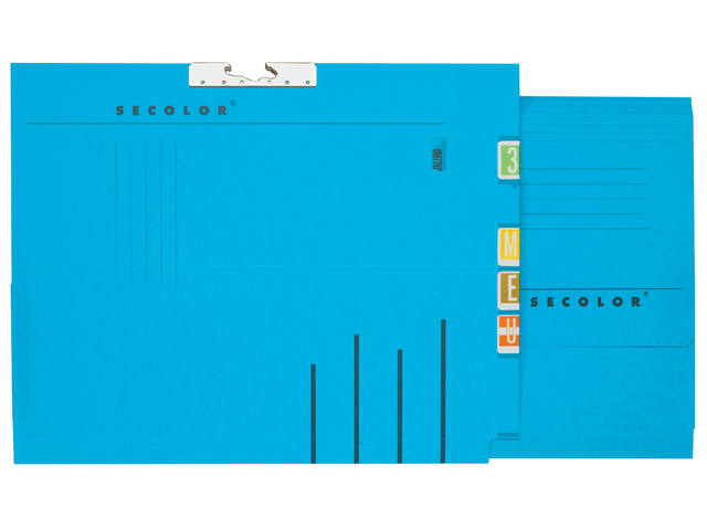 Verzamelmap Djois Secolor A4 lateraal recycled bl