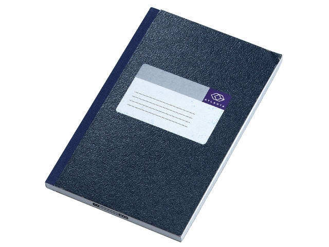 Notitieboek Djois Atl gelijmd 165x105mm 128blz bl