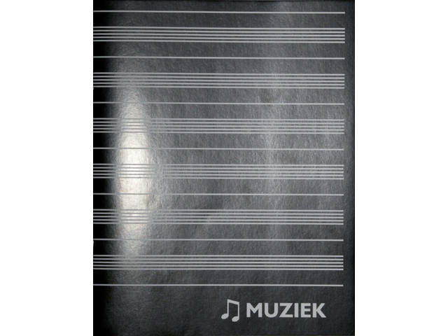 Muziekschrift Qbasic A5 36blz 70gr zw