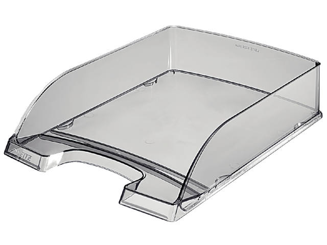 Brievenbak Leitz Plus  A4 transparant rookglas