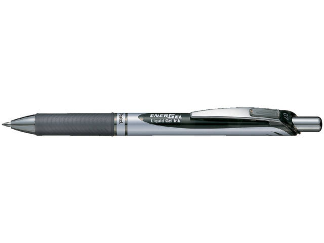 Gelschrijver Pentel BL77 Energel M zwart