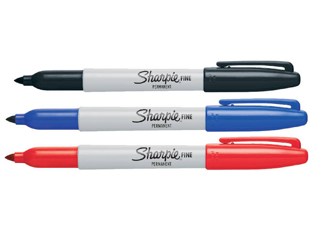 Viltstift Sharpie F zwart