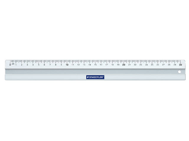 Liniaal Staedtler 563 aluminium 30cm