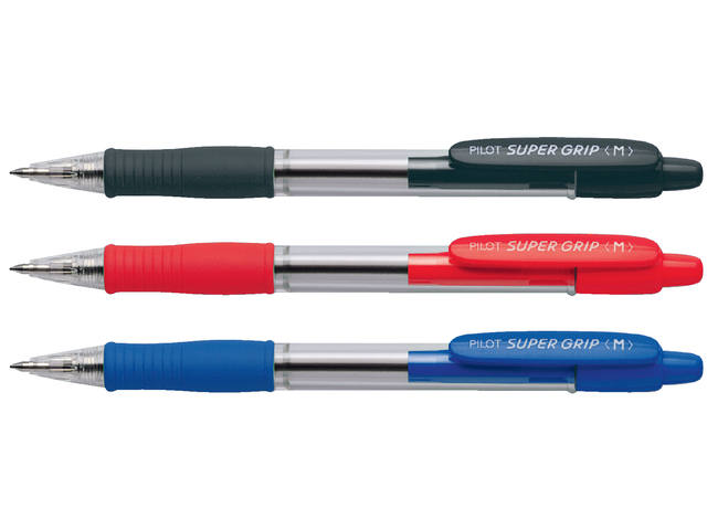 Balpen PILOT Super Grip M zwart