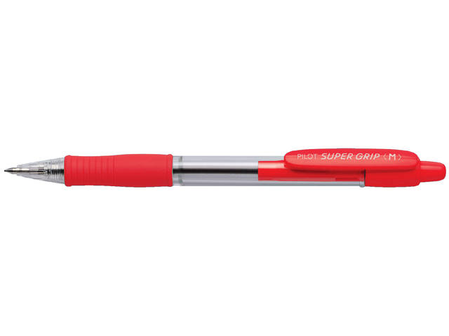 Balpen PILOT Super Grip M rood