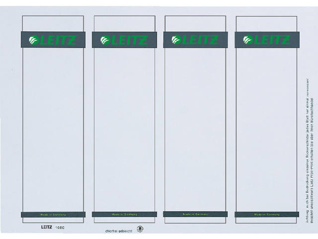 RUGETIKET LEITZ 1680 PRINTBAAR 56X190MM KARTON