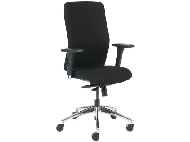 Bureaustoel Euroseats Milano 001 synchroom zwart