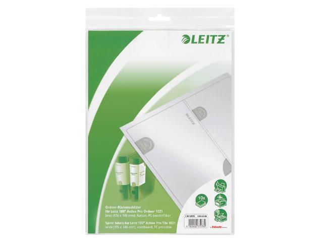 RUGETIKET LEITZ 1680 PRINTBAAR 56X190MM KARTON