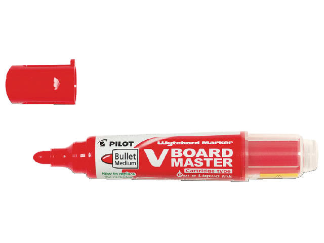 Whiteboardmarker PILOT Begreen rond M rood