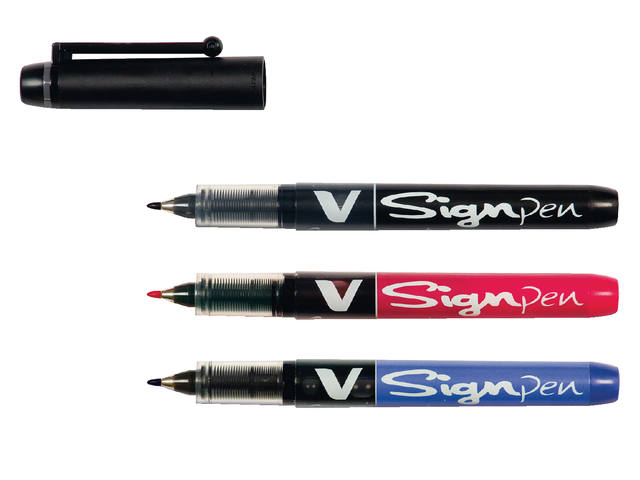 Fineliner PILOT V Sign SW-VSP F blauw