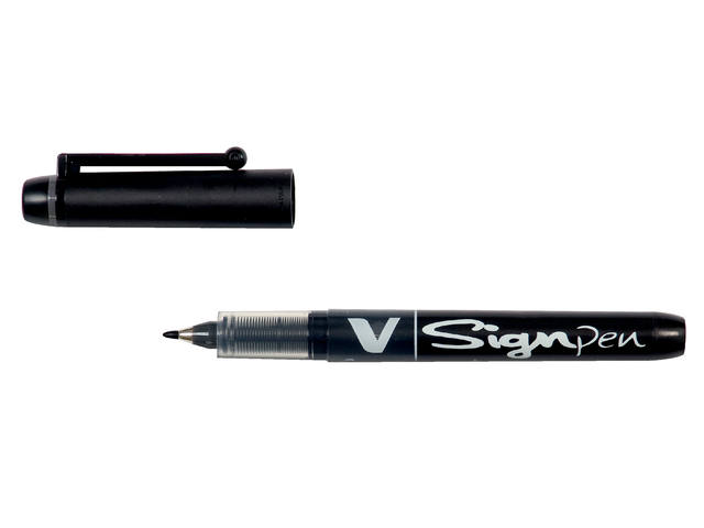 Fineliner PILOT V Sign SW-VSP F zwart