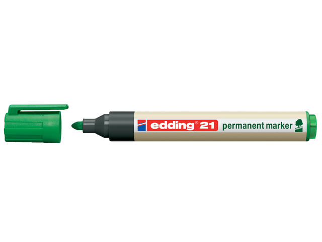 Viltstift edding 21 Eco rond 1.5-3mm groen