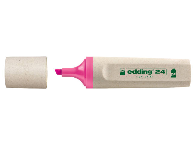 Markeerstift edding 24 Eco 2-5mm roze