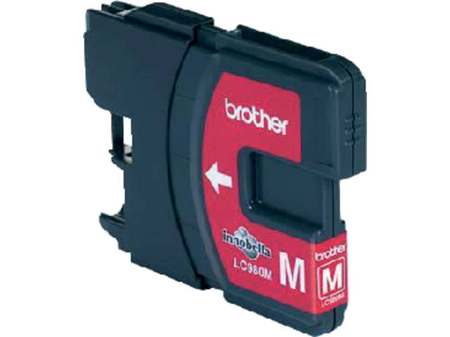 Inktcartridge Brother LC-980M rood